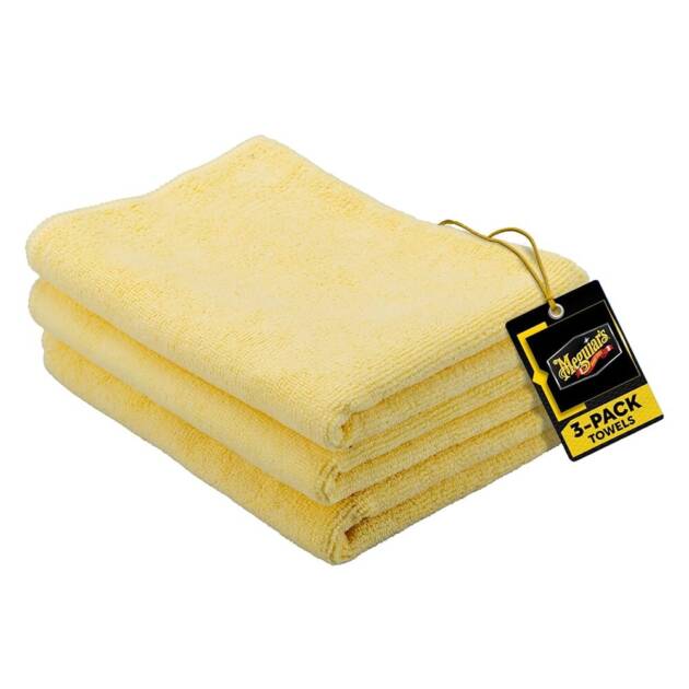 MEGUIAR’S SUPREME SHINE MICROFIBRE TOWELS 3-PACK