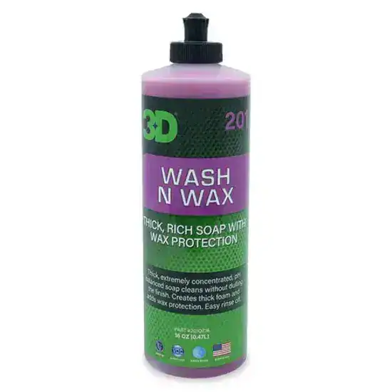 3D Wash N Wax Car Wash Soap