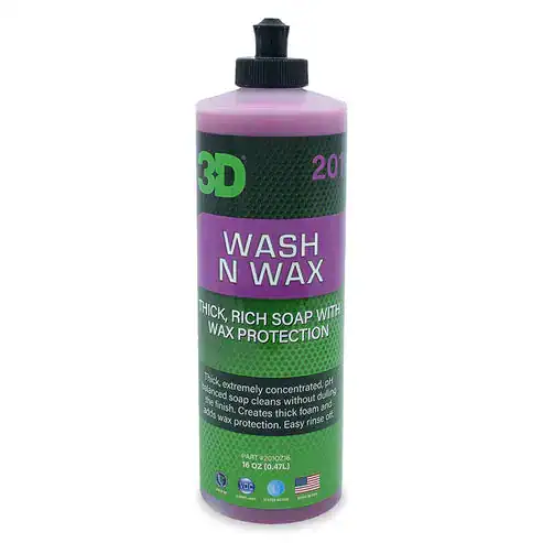 3D Wash N Wax Car Wash Soap