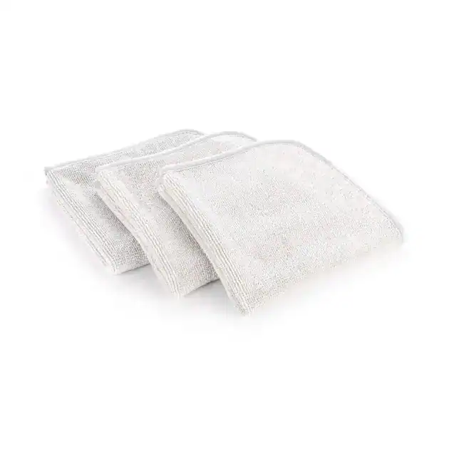 The Rag Company Premium FTW Twisted Loop Microvezel doek Light Grey 3-Pack Glasdoek