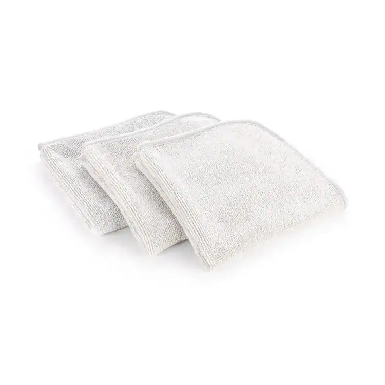 The Rag Company Premium FTW Twisted Loop Microvezel doek Light Grey 3-Pack Glasdoek