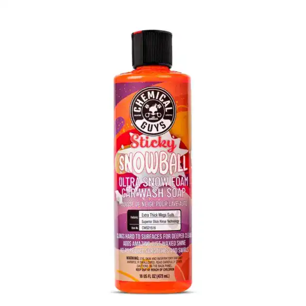 Chemical Guys Sticky Snowball Snow Foam Auto Wash (473ml)