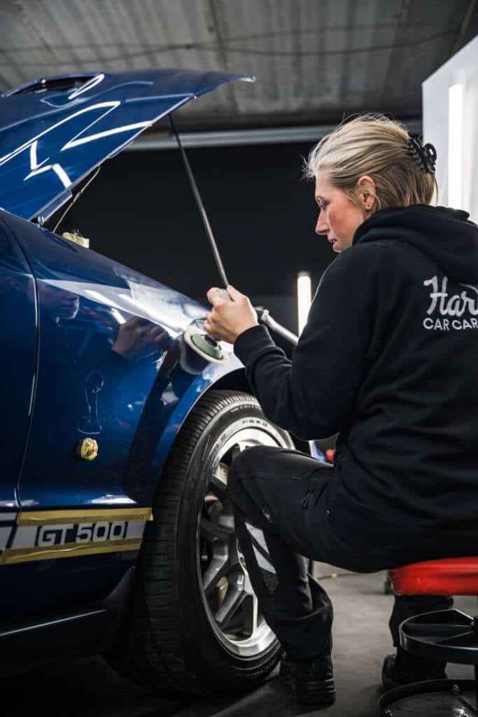 Ford Mustang Shelby Polijsten