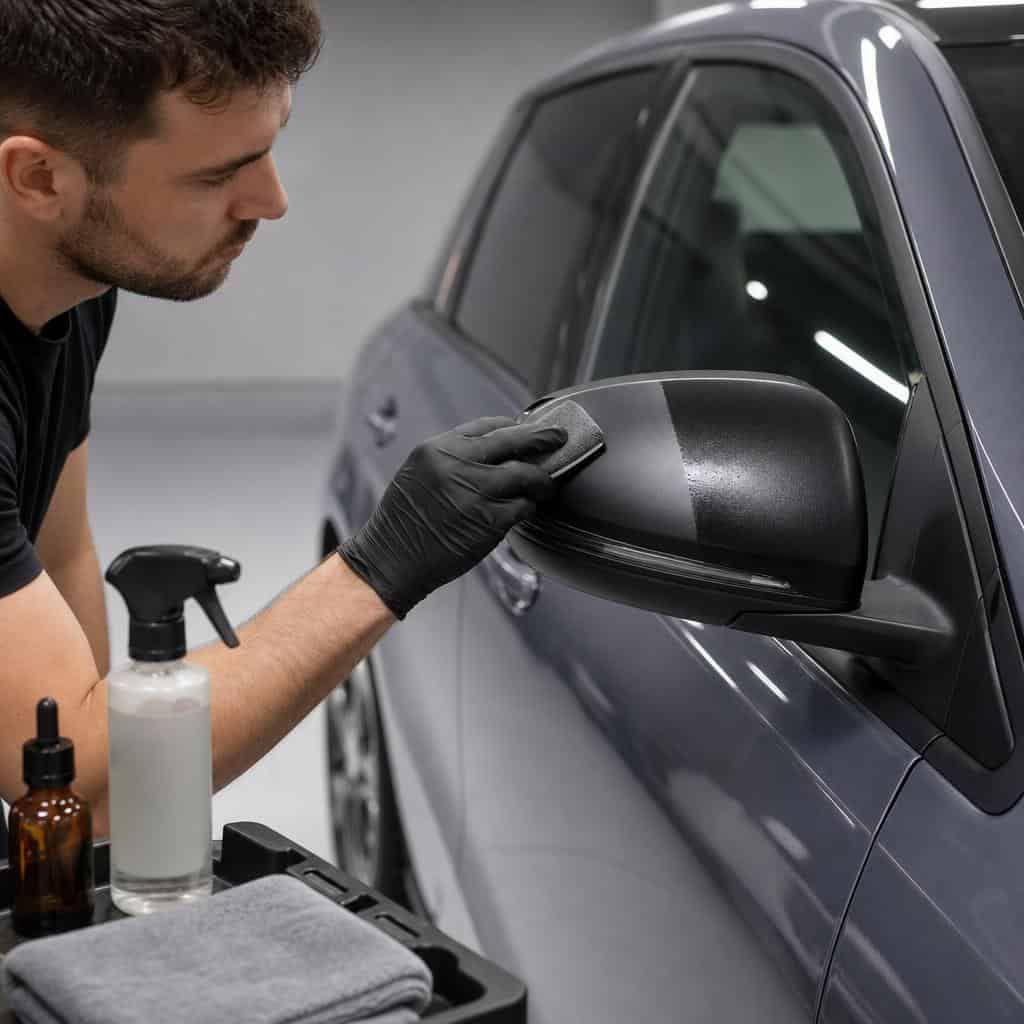 Gyeon Trim coating aanbrengen