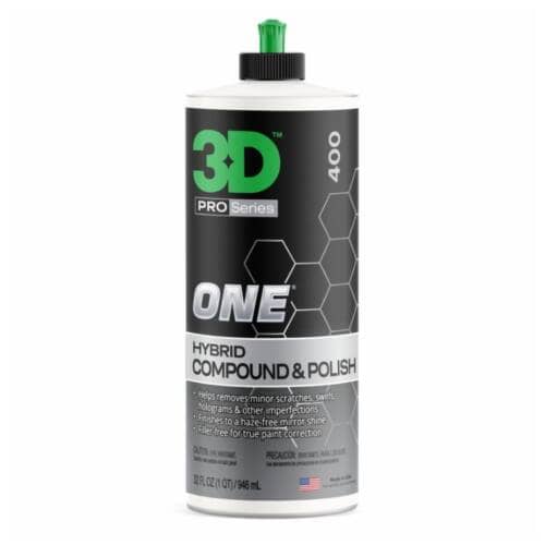 3D One Hybrid 400 Paint Polish Medium + Fine 946ml