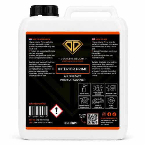 DETAILERS DELIGHT INTERIOR PRIME – ALL SURFACE INTERIOR CLEANER 2.5L