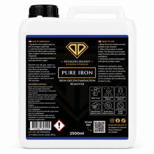 DETAILERS DELIGHT PURE IRON – IRON DECONTAMINATION REMOVER 2.5L