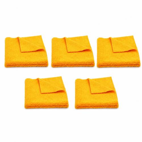 HARTLEY ORANGE-YELLOW SOFT LASER CUT ULTRA MICROVEZELDOEK 5 STUKS