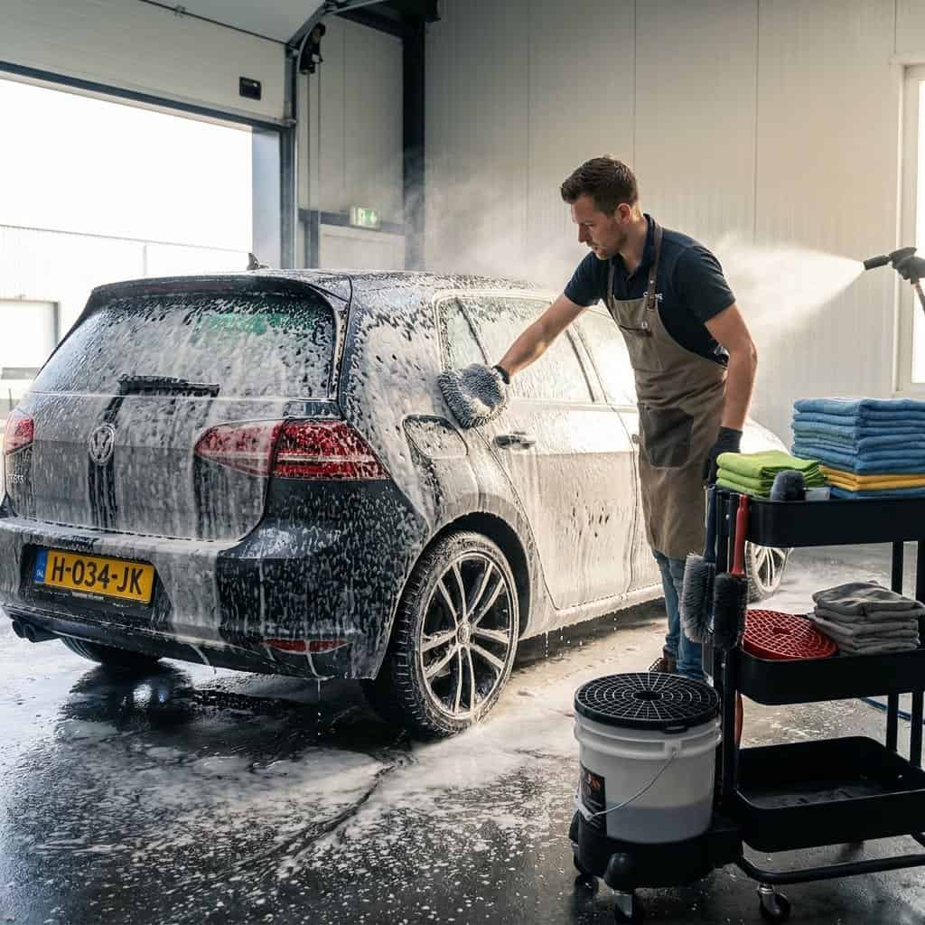 Auto poetsen: zo pak je interieur en exterieur goed aan