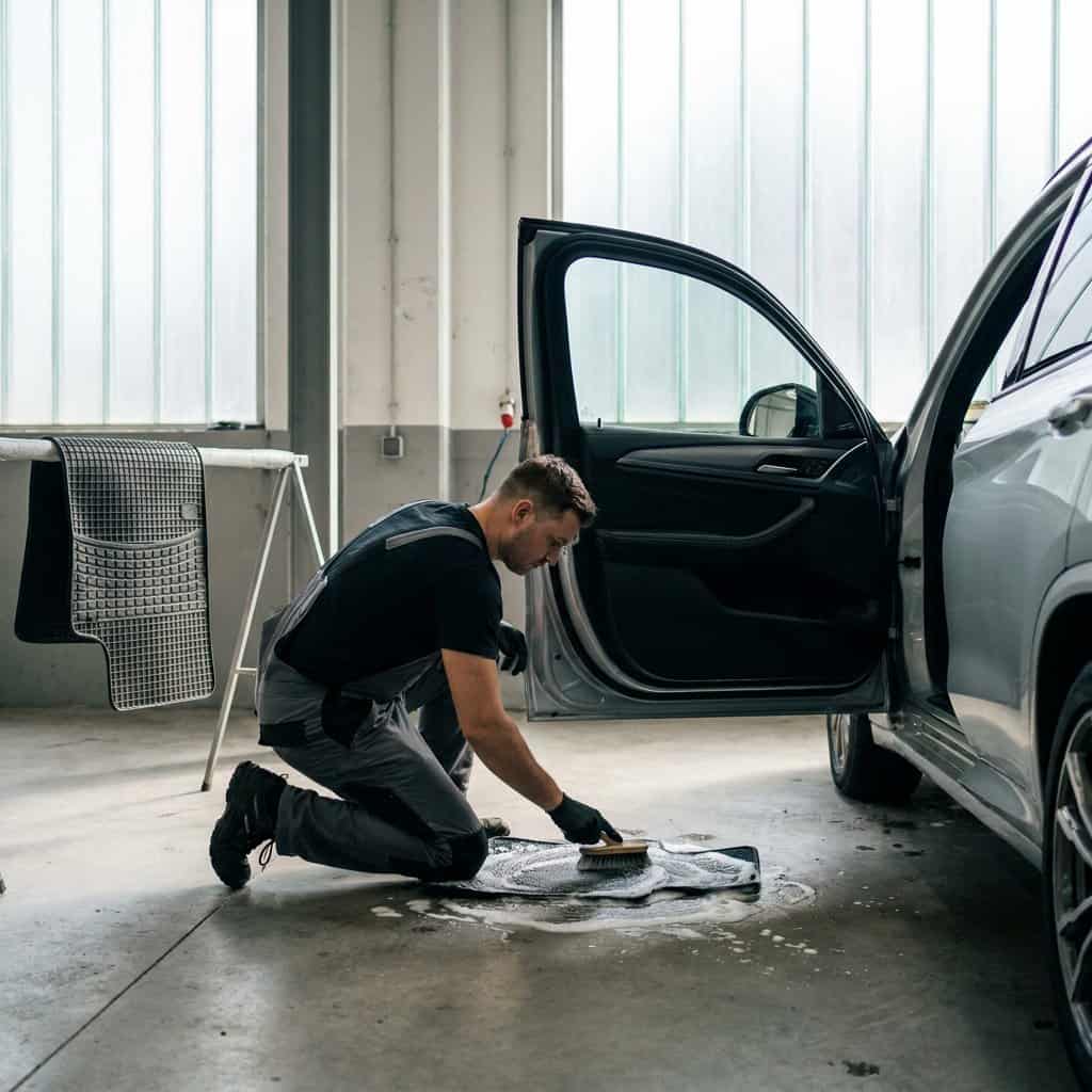 Automatten schoonmaken