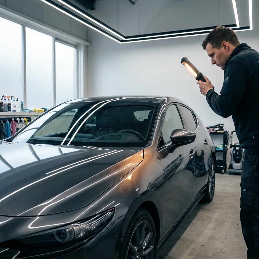 Lakbescherming nieuwe auto